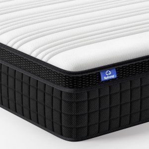 promo SuiLong Matelas Hybrid 90x190cm,25cm Epaisseur,Ressorts Ensachés Mousse à Mémoire de Forme, Matela Confort Ergonomique Orthopédique, Confort Mi-Ferme,Multicouches Extra Confort 7 Zones, Oeko-tex