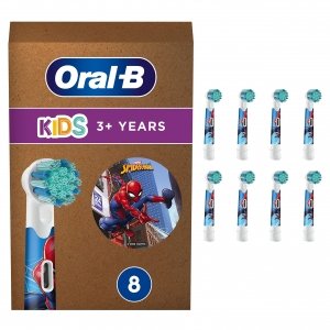 promo Oral-B Kids Brossette Avec Personnages Spiderman De Disney, Lot De 8, Convient À Une Boîte Aux Lettres