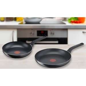 promo Lot de 2 poêles de 24 et 28 cm de diamètre de Tefal