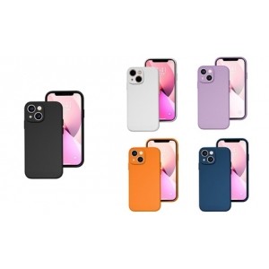 promo Coque en silicone pour iPhone® : 13 Pro / Orange