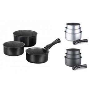 promo Set de 3 casseroles Arthur Martin All-Fire : Noir