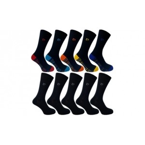 promo Paires de chaussettes Pierre Cardin : Rayures grises / x5