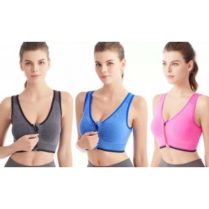 promo Brassière de sport sans armature : Rose-rouge / M / 1