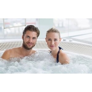 promo En duo : spa privatisé sauna bain à remous d 1h + modelage d 1h + thé offert