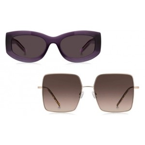 promo Paire de lunettes de soleil femme Hugo Boss : Noir