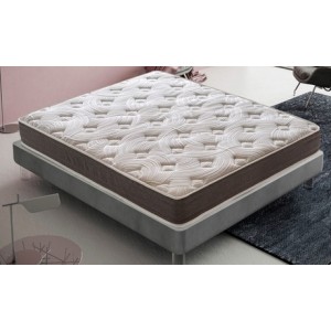 promo Matelas avec gel et mousse à mémoire de forme 17 cm : 135 x 190 cm