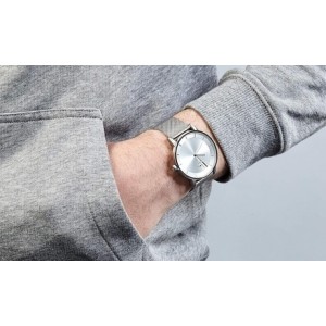 promo Montre pour homme argentée Adidas 40 mm