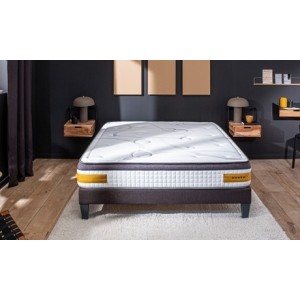 promo Matelas Linköping visco-élastique : 140 x 200 cm / Avec sommier / Sans kit de couchage