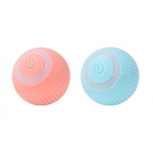 promo Lot de 2 jouets interactifs intelligents pour chat avec lumières LED : Bleu + Rose