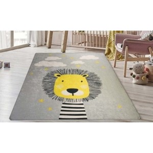 promo Tapis décoratif pour chambre d enfant : Hibou / 80x150cm