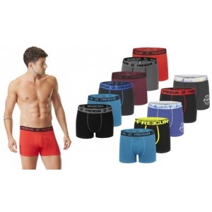 promo Sous-vêtements Freegun pour hommes en coton : Lot de 6 boxers / Taille XL