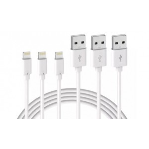 promo Câbles de charge compatibles iPhone® Lightning® et USB : 1 / 1 m