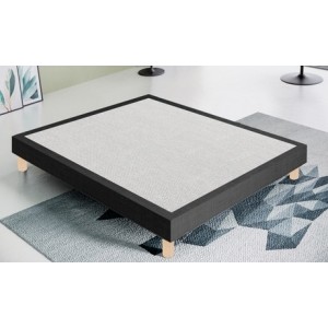 promo Lit sommier en tissu : 120 x 190 cm