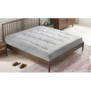 promo Surmatelas Bamboo 2 épaisseurs au choix Sampur : 10 cm / 180 x 200 cm