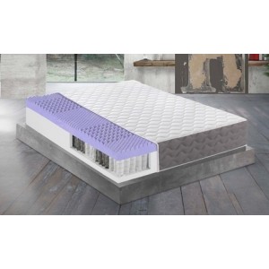 promo Matelas à mémoire de forme avec base à ressorts indépendants Mentor : 85 x 195 cm