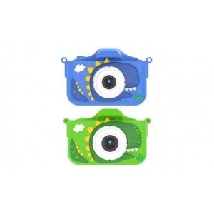 promo Appareil photo numérique pour enfants 1080P caméra avant/arrière et jeux : Vert / x 2