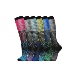 promo Paire de chaussettes de compression colorées : 6 / L -XL