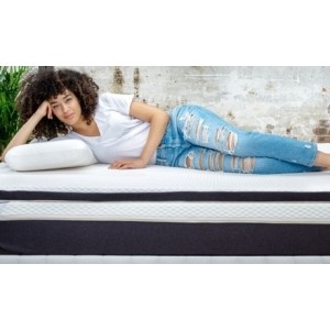 promo Surmatelas en mousse à mémoire de forme de Promo Linge : 160 x 200 cm