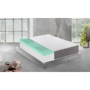 promo Matelas à mémoire de forme sur base de mousse d eau 11 zones : 160 x 200 cm