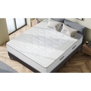 promo Matelas éco-responsable Cristal : 140 x 200 cm / Sommier + Ensemble prêt à dormir