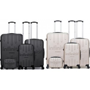 promo Set de bagages 4 pièces avec 3 valises et 1 vanity : Bronze