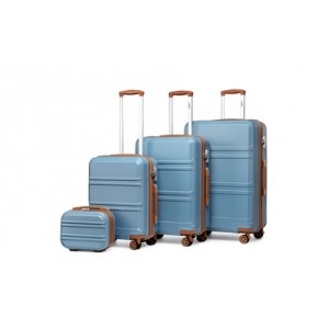 promo Ensemble de 4 valises Kono en ABS avec serrure TSA : 24 pouces / x 1