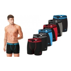 promo Lot de 6 boxers sport Umbro pour homme : L