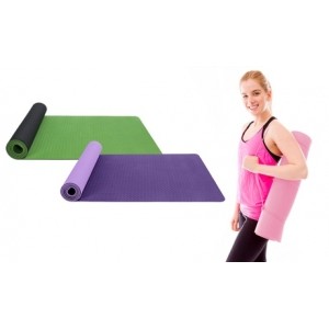 promo Tapis de yoga antidérapant : Violet lilas