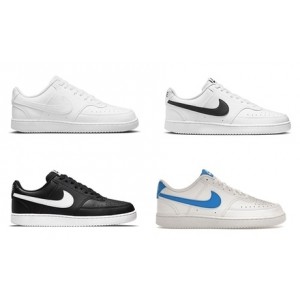 promo Nike Court Vision Low : 101 - Blanc et noir / 45.5 EU