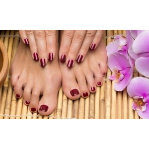 promo Pose de vernis semi-permanent mains et pieds