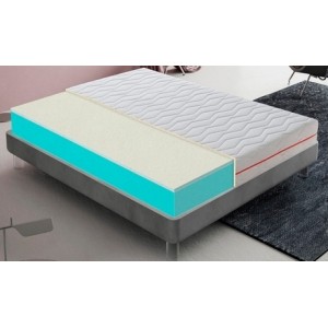 promo Matelas Memory Air Regenera déhoussable 22 cm : 90 x 200 cm