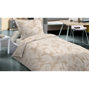 promo Pack de linge de lit Univers Décor : Amazonie Crème / 6 pièces / 220 x 240 cm (pour lit 160 x 200 cm)