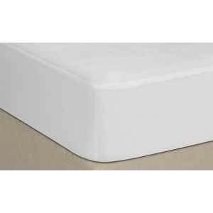 promo Protège-matelas imperméable avec dessus en tissu éponge : 60 x 120 cm