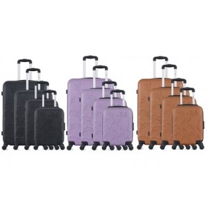 promo Lot de 4 valises Naïs-M de LPB : Violet