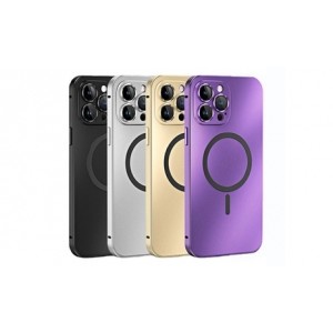 promo Coque protectrice en aluminium avec cadre magnétique : Iphone 14 Pro Max / Mauve