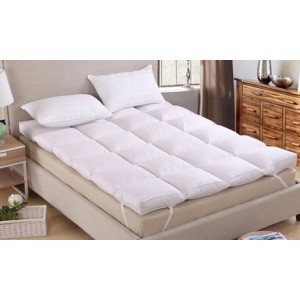 promo Surmatelas en plumes de canard Sampur : 80 x 200 cm (spécial literie électrique)