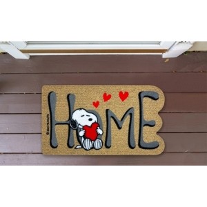 promo Tapis d entrée Peanuts de 70 x 40 cm : Welcome To My Home + Home / 2