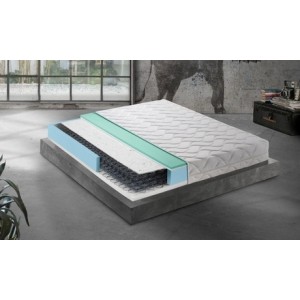 promo Matelas à mémoire de forme à ressorts progressifs de Mentor : 160 x 195