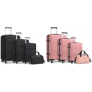 promo Set de 3 valises et sac de voyage imperméable : Gris