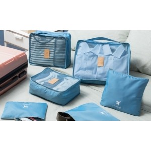 promo Ensemble de sacs de rangement InnovaGoods : 6 sacs d organisation pour valise