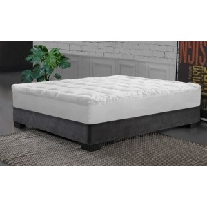 promo Surmatelas Cosy en microfibre : 180 x 200 cm