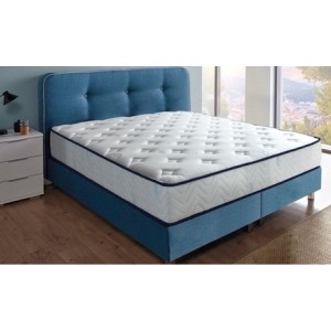 promo Matelas à mémoire de forme Blue Nano Gel avec gel frais tissu 100% Tencel Sampur : 160 x 200 cm