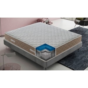 promo Matelas hybride avec gel 13 zones : 180 x 200