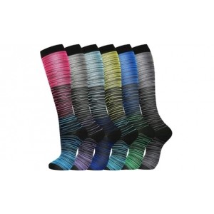 promo Paire de chaussettes de compression colorées : 3 / S-M