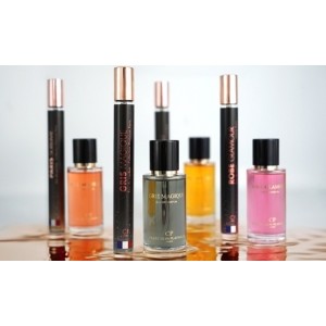 promo Lot de parfums brumes et sprays textile : Parfum collection privée Platinium Robe Glamour / 35 ml