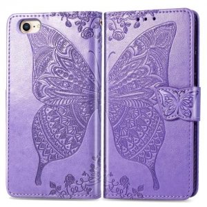 promo OtterBox - iPhone 7/8 Housse Etui Coque de protection type portefeuille Papillon [Violet]