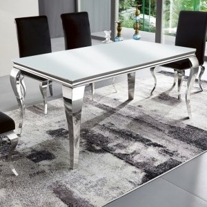 promo Meubler Design - Table à manger design EMA - Blanc