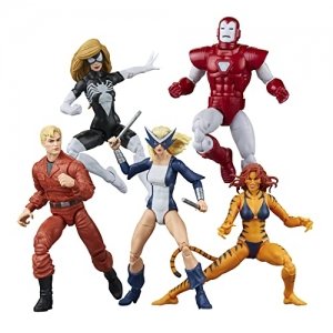 promo Hasbro Marvel Legends Series, Pack de 5 Figurines de 15 cm The West Coast Avengers des Bandes dessinées